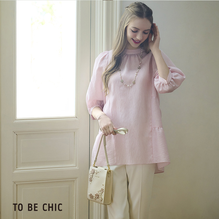 TO BE CHIC�i�g�D�[ �r�[ �V�b�N�j�̃V���b�v�j���[�X�uPICK UP���t���Ƃ��߂��s���N�F�̃g�b�v�X�v