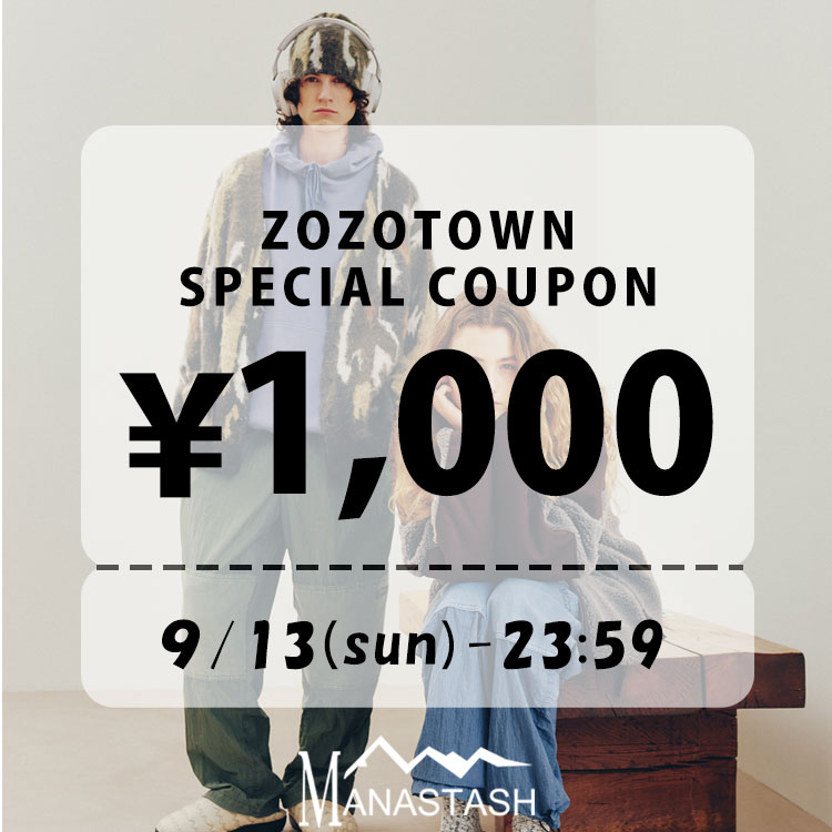 MANASTASH�i�}�i�X�^�b�V���j�̃V���b�v�j���[�X�u�yMANASTASH�z9/13 1������1,000�~�N�[�|���z�z�v