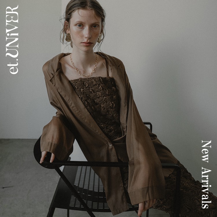 Frill vest pencil dress（ドレス）｜et.UNiVER（エトユニベール