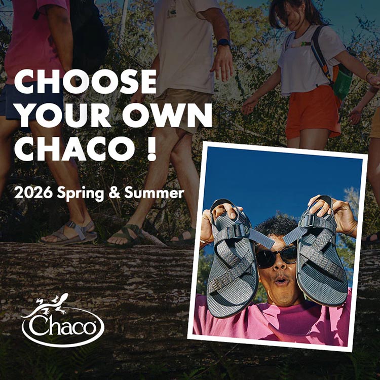 A&F COUNTRY�i�G�C�A���h�G�t�J���g���[�j�̃V���b�v�j���[�X�u2026�bChoose your OWN Chaco ! Spring&Summer�v