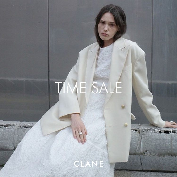 CLANE シアーカーディガン ホワイト セール】SHEER ROLLED EDGE KNIT CARDIGAN（カーディガン/ボレロ