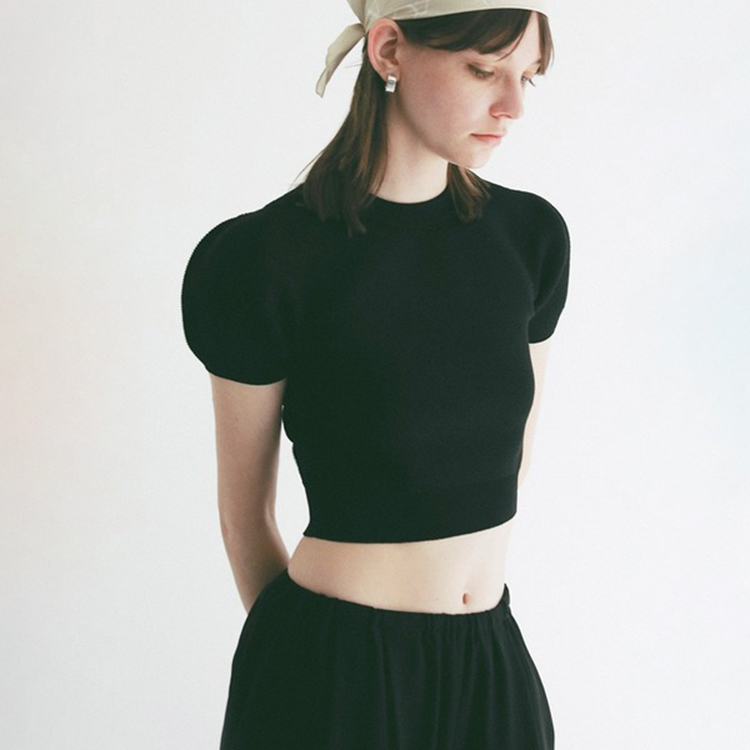 W FACE TOPSTITCHED FRILL TOPS（その他トップス）｜CLANE（クラネ）の