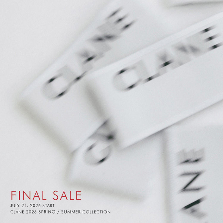 CLANE�i�N���l�j�̃V���b�v�j���[�X�u�y CLANE / MANOF �zFINAL SALE START�v