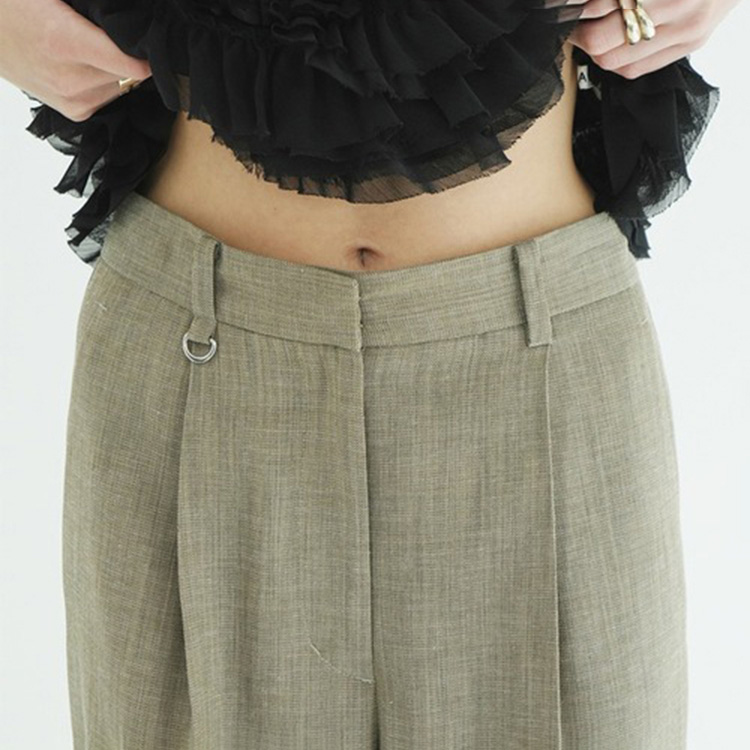 CLANE�i�N���l�j�̃V���b�v�j���[�X�uCLANE��Ԃ�2WAY TUCK STRAIGHT PANTS�B���G��MIX��BROWN���V�F�œo��B�v