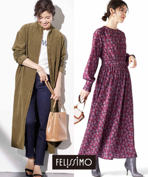 Felissimo フェリシモのトピックス 秋風にふんわりワンピース特集 Zozotown