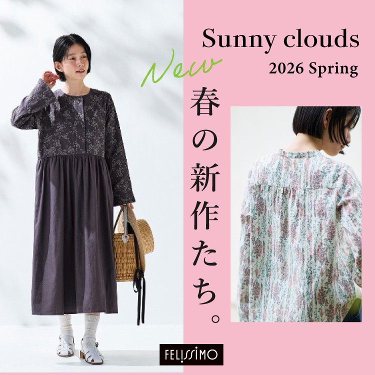 FELISSIMO�i�t�F���V���j�̃V���b�v�j���[�X�u�yNEW�z�T�j�[�N���E�Y�t�̐V�삲�\���t���ł����v