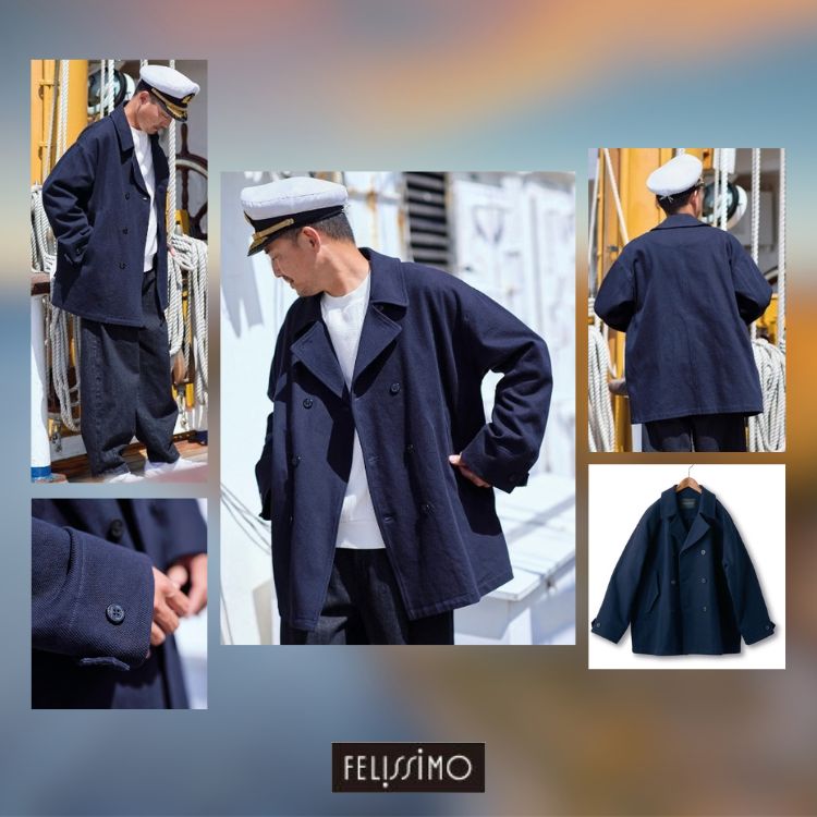 FELISSIMO�i�t�F���V���j�̃V���b�v�j���[�X�u�������肵�����n�̈ꖇ�d���ĂŃ����O�V�[�Y��������y�T�j�[�N���E�Y �D������̃R�[�g�z�v