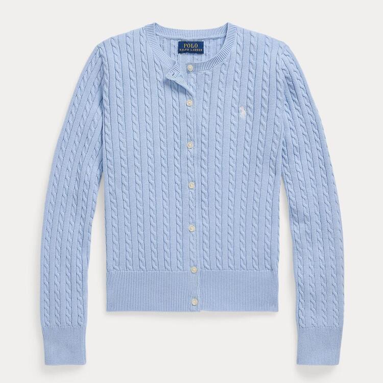 ケーブルニット コットン ショートスリーブ セーター（ニット