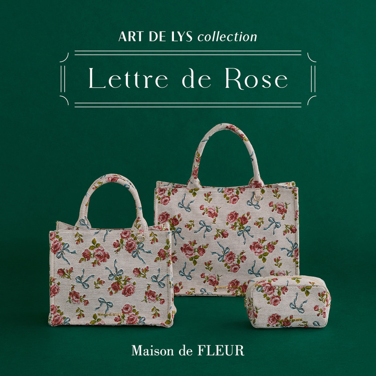 Maison de FLEURi] h t[j̃Vbvj[XuART DE LYS CollectionwLettre de Rosex-捂ɍAKN̕-v