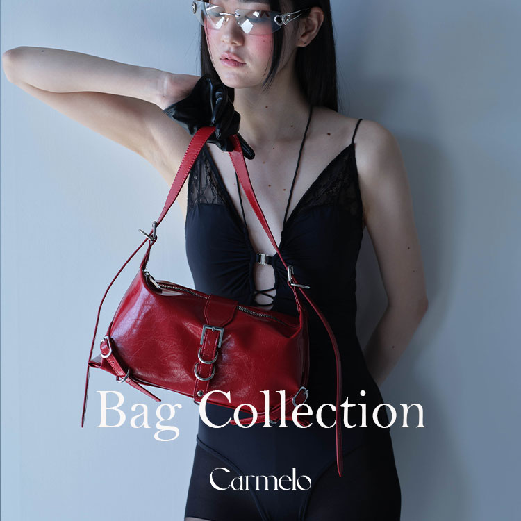 Le reve' Boucle patent small bag / パテントレザーライク