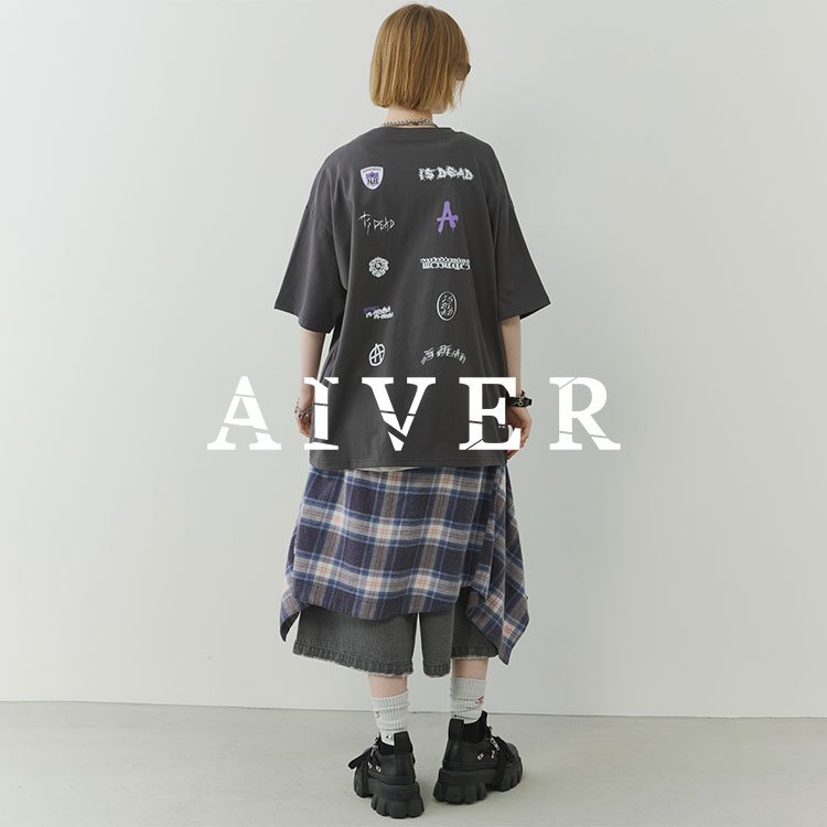 CASPER JOHN AIVERiLXp[W ACo[j̃Vbvj[XuyRESTOCKzAIVER X|T[S/S TEEv