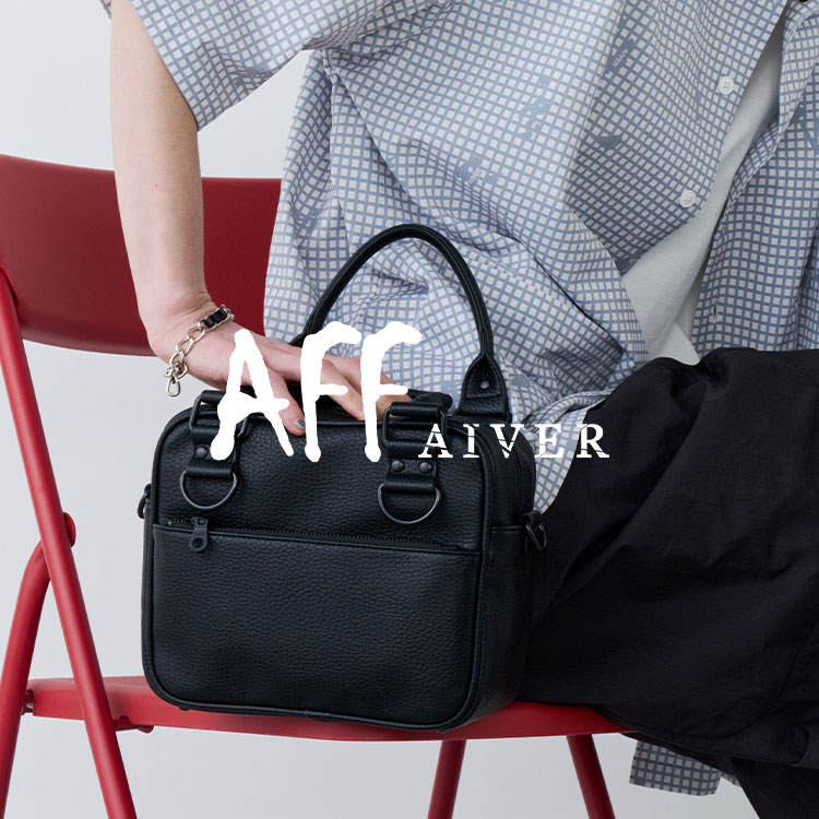 CASPER JOHN AIVER�i�L���X�p�[�W���� �A�C�o�[�j�̃V���b�v�j���[�X�u�yNEW�z��AFF AIVER �X�N�G�A�~�j�{�X�g���o�b�O���v