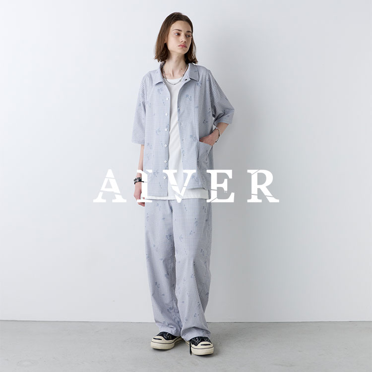 CASPER JOHN AIVER�i�L���X�p�[�W���� �A�C�o�[�j�̃V���b�v�j���[�X�u�y�Z�b�g�A�b�v�Ή��z��AIVER �h�b�g���b�V���i�C�g�J��S/S�V���c���v