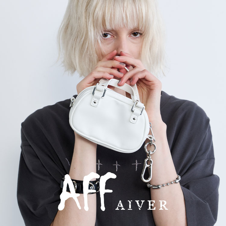 CASPER JOHN AIVER�i�L���X�p�[�W���� �A�C�o�[�j�̃V���b�v�j���[�X�u�yNEW�z��AFF AIVER �{�X�g���o�b�O�`���[�����v