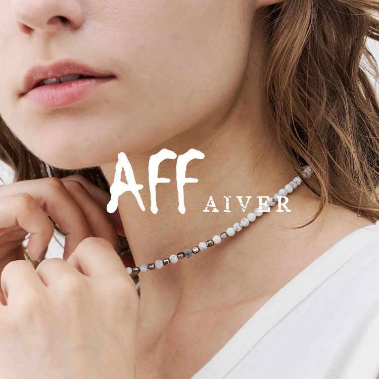 CASPER JOHN AIVER�i�L���X�p�[�W���� �A�C�o�[�j�̃V���b�v�j���[�X�u�yNEW ARRIVAL�z��AFF AIVER �J�b�g�r�[�Y�l�b�N���X���v