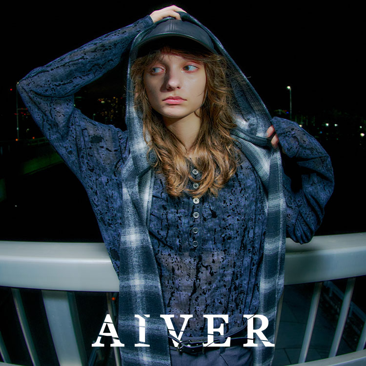 CASPER JOHN AIVER�i�L���X�p�[�W���� �A�C�o�[�j�̃V���b�v�j���[�X�u�yPICK UP�z��AIVER �t���b�L�[�V�A�[�w�����[�l�b�N�v���I�[�o�[���v