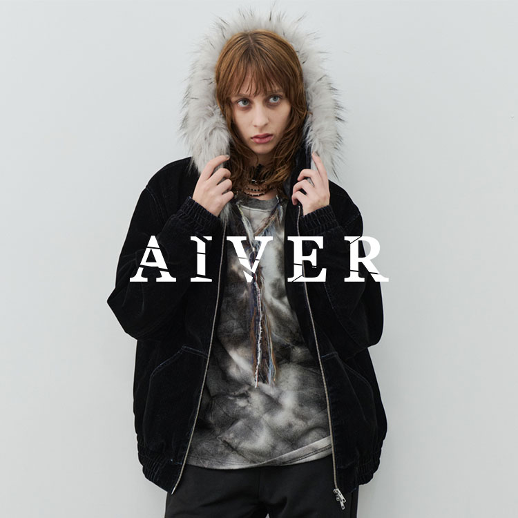 CASPER JOHN AIVER�i�L���X�p�[�W���� �A�C�o�[�j�̃V���b�v�j���[�X�u�yNEW�z��AIVER �x���x�b�g�f�j���p�[�J�[�u���]�����v