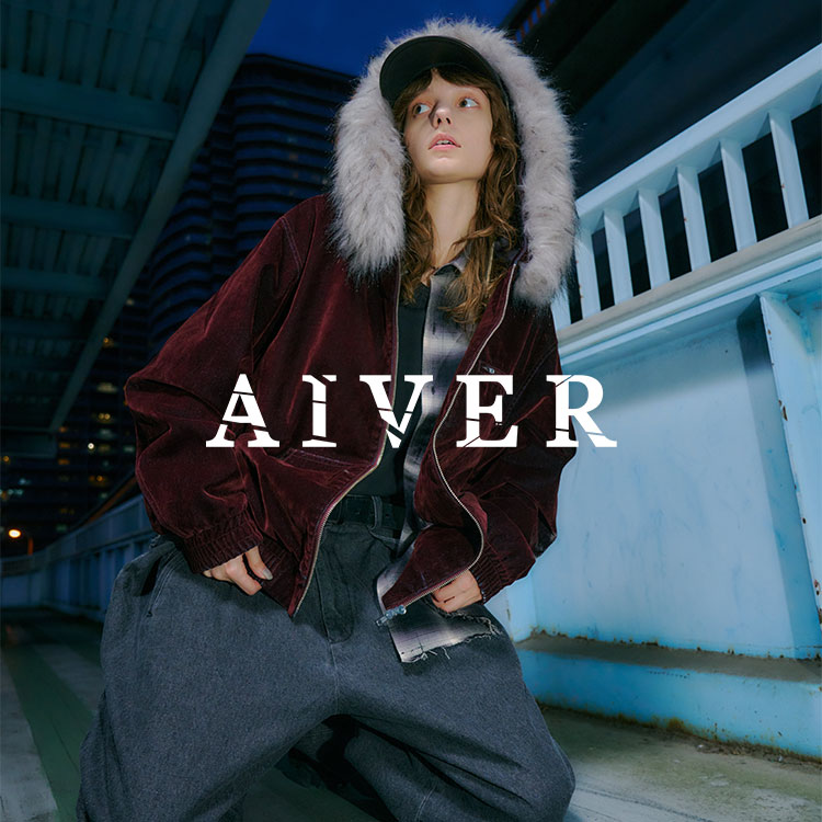 CASPER JOHN AIVER�i�L���X�p�[�W���� �A�C�o�[�j�̃V���b�v�j���[�X�u�y���ׂ��܂����z��AIVER �x���x�b�g�f�j���p�[�J�[�u���]�����v