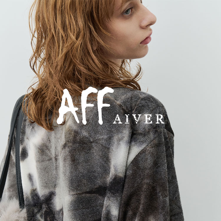 CASPER JOHN AIVER�i�L���X�p�[�W���� �A�C�o�[�j�̃V���b�v�j���[�X�u�yIN STOCK�z��AFF AIVER �������߃j�b�gL/S TEE���v