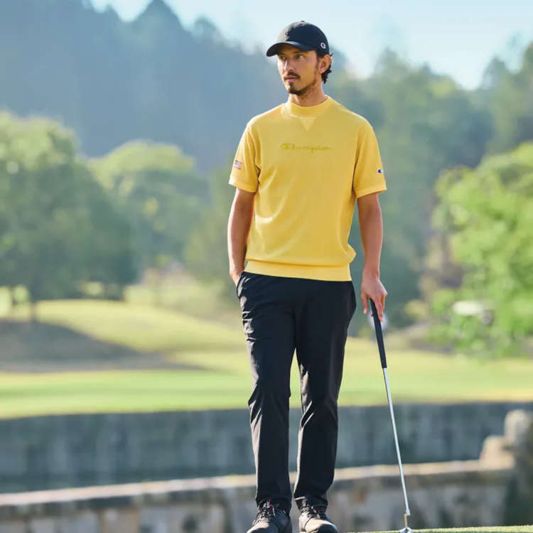 Champion/チャンピオン】メンズ GOLF モックネックシャツ（T