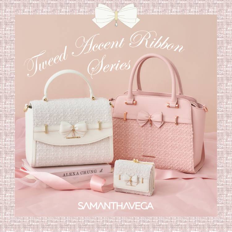 SAMANTHAVEGAiT}TxKj̃Vbvj[XuySAMANTHAVEGAzTweed Accent Ribbon Seriesv