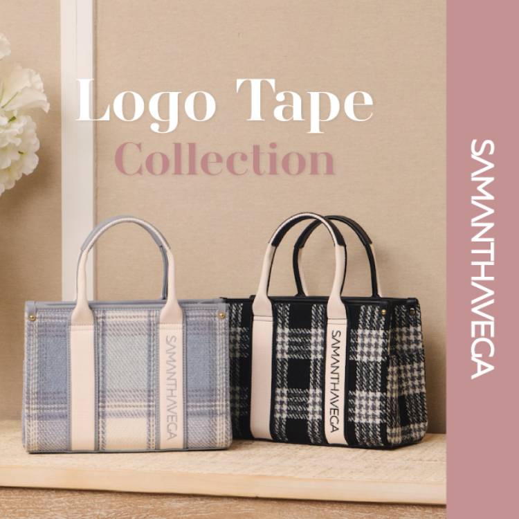 SAMANTHAVEGA�i�T�}���T�x�K�j�̃V���b�v�j���[�X�u�ySAMANTHAVEGA�z��l�C�̃��S�e�[�v�V���[�Y����傫�߂̃`�F�b�N�������킢���J�W���A���ȃf�U�C�����o��v