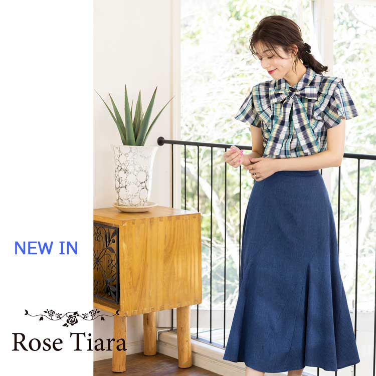 Rose Tiara｜ローズティアラのトピックス「【NEW】チェックリボンタイブラウス」 - ZOZOTOWN