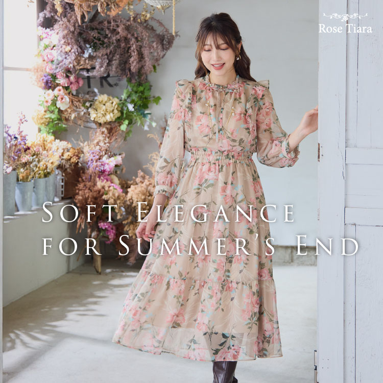 【美品♡2025モデル！】ローズティアラ　希少46 クラシカルローズワンピース 美品♡最新2025モデル】ローズティアラ 希少46 クラシカルローズ