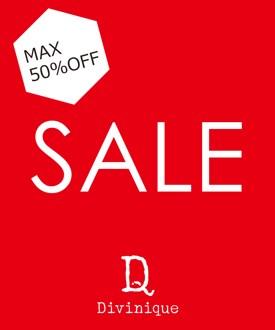 Divinique ディヴィニークのトピックス Max50 Off Divinique の Winter Sale 開催中です Zozotown