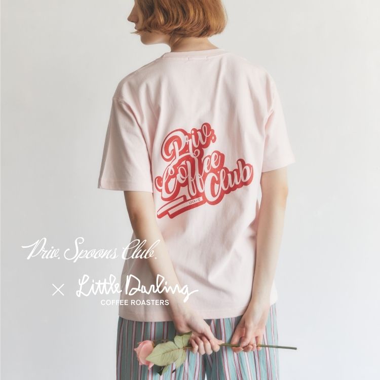 LITTLE DARLING COFFEE ROASTERS ロンT 長袖 白 - Tシャツ