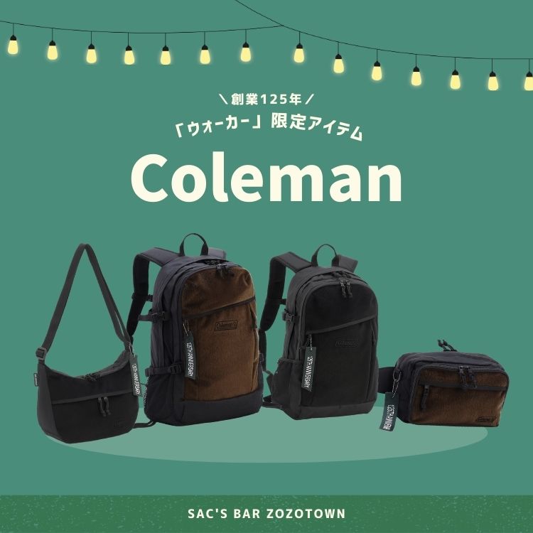 SAC'S BAR�i�T�b�N�X�o�[�j�̃V���b�v�j���[�X�uNEW�bColeman�n��125�N���L�O��������A�C�e���I�v