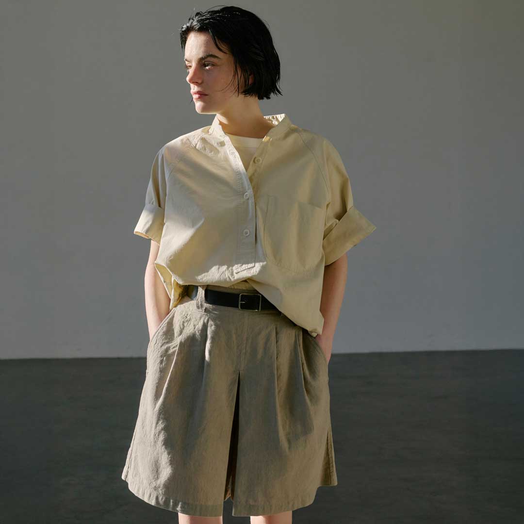 GARMENT DYE COTTON POPLIN(シャツ/ブラウス)|MHL GARMENT DYE COTTON POPLIN(シャツ/ブラウス)|MHL