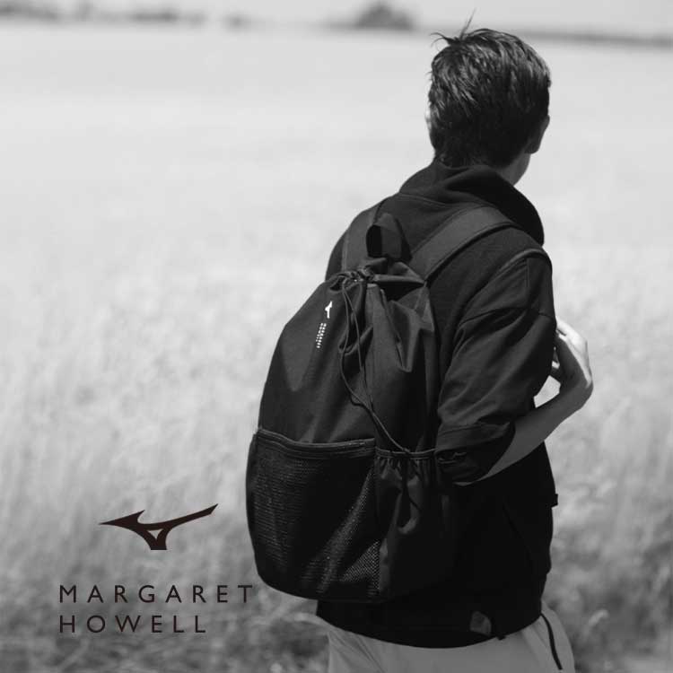 MARGARET HOWELL ミズノ ボディバッグ ブラック 中古・古着通販】MARGARET HOWELL (マーガレットハウエル