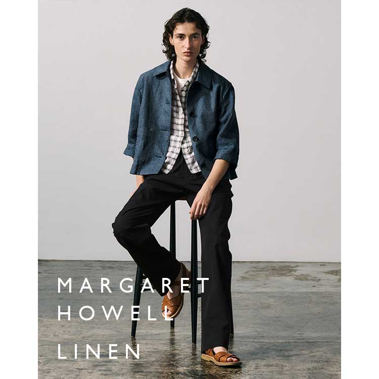 MARGARET HOWELL�i�}�[�K���b�g�E�n�E�G���j�̃V���b�v�j���[�X�u�yMARGARET HOWELL�zLINEN�v