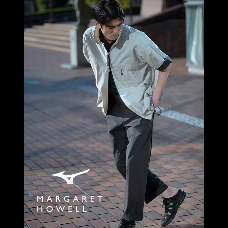 MARGARET HOWELL�i�}�[�K���b�g�E�n�E�G���j�̃V���b�v�j���[�X�u�yMARGARET HOWELL�zMIZUNO FOR MARGARET HOWELL�v