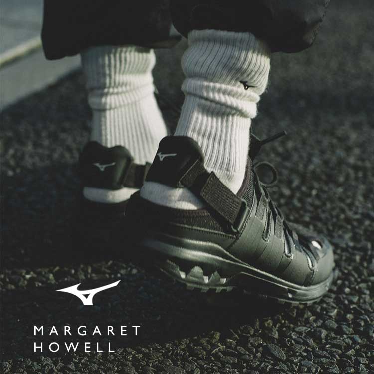 MARGARET HOWELL�i�}�[�K���b�g�E�n�E�G���j�̃V���b�v�j���[�X�u�yMIZUNO FOR MARGARET HOWELL�zSHOES�v