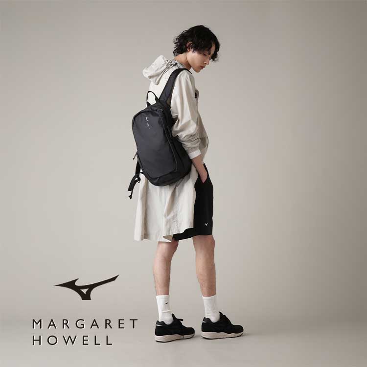 MARGARET HOWELL�i�}�[�K���b�g�E�n�E�G���j�̃V���b�v�j���[�X�u�yMIZUNO FOR MARGARET HOWELL�z �v