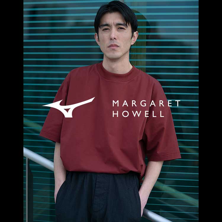 MARGARET HOWELL�i�}�[�K���b�g�E�n�E�G���j�̃V���b�v�j���[�X�u�yMARGARET HOWELL�zMIZUNO FOR MARGARET HOWELL �v