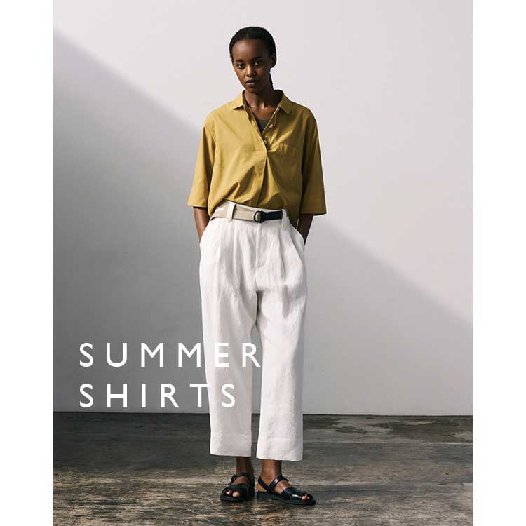 MARGARET HOWELL�i�}�[�K���b�g�E�n�E�G���j�̃V���b�v�j���[�X�u�yMARGARET HOWELL�zSUMMER SHIRTS�v