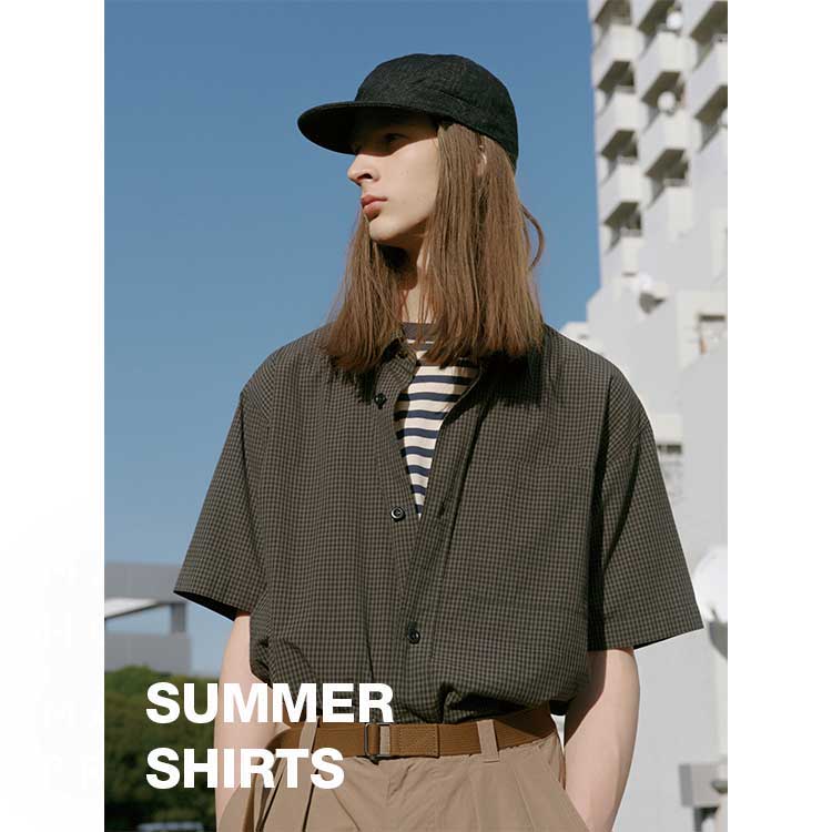 MARGARET HOWELL�i�}�[�K���b�g�E�n�E�G���j�̃V���b�v�j���[�X�u�yMHL.�zSUMMER SHIRTS �v
