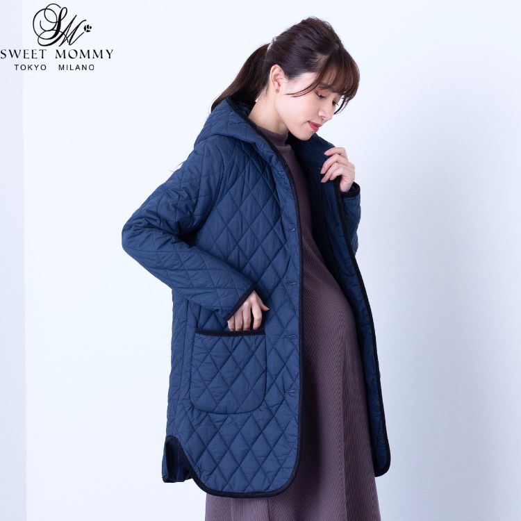 ママコート＆抱っこ紐｜マタニティウェア・授乳服のスウィートマミーYahoo!ショッピング店 スウィートマミー Sweet mommy 3wayママコート　ブラック