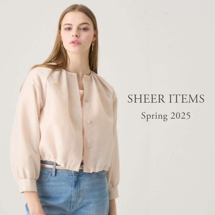 ANAYIiAiCj̃Vbvj[XuyANAYIzSHEER ITEMS | vXVA[ACeBv