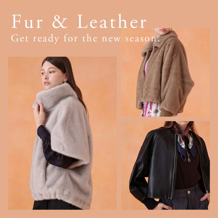 ANAYIiAiCj̃Vbvj[XuyANAYIzFUR & LEATHER TOUCH | Seasonal Luxe Essentialsv