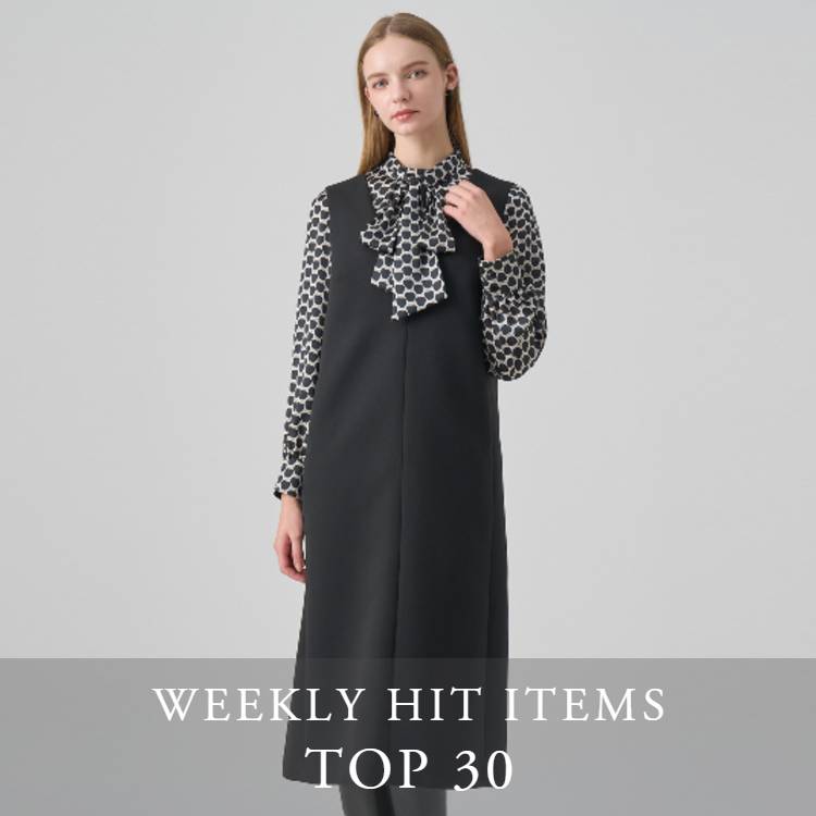 グログランコンビベルト付き ワンピース（ワンピース）｜ANAYI（アナイ