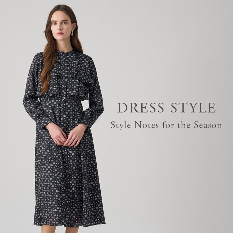 グログランコンビベルト付き ワンピース（ワンピース）｜ANAYI（アナイ