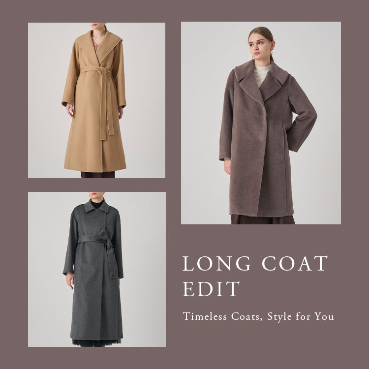 専用♡D45.美品◆ANAYI【現行/2020年モデル◆ロング/トレンチコート】 ANAYI｜アナイのトピックス「【ANAYI】LONG COAT EDIT | 存在感を放つ