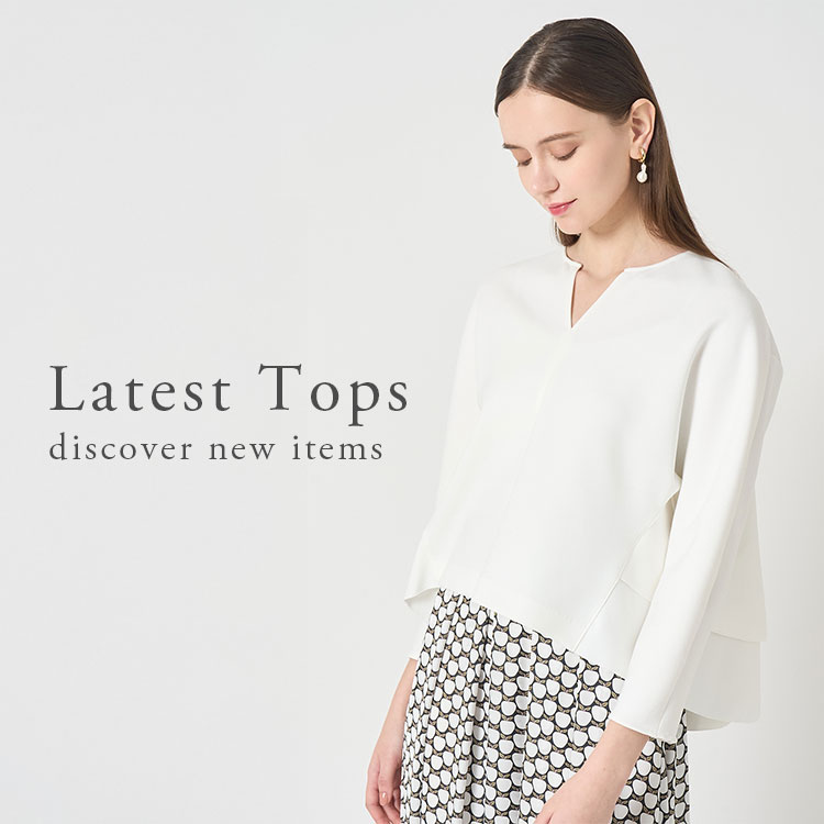 ANAYI�i�A�i�C�j�̃V���b�v�j���[�X�u�yANAYI�zLatest Tops�b�X�^�C�����������Ă�A�ŏ{�g�b�v�X�B�v