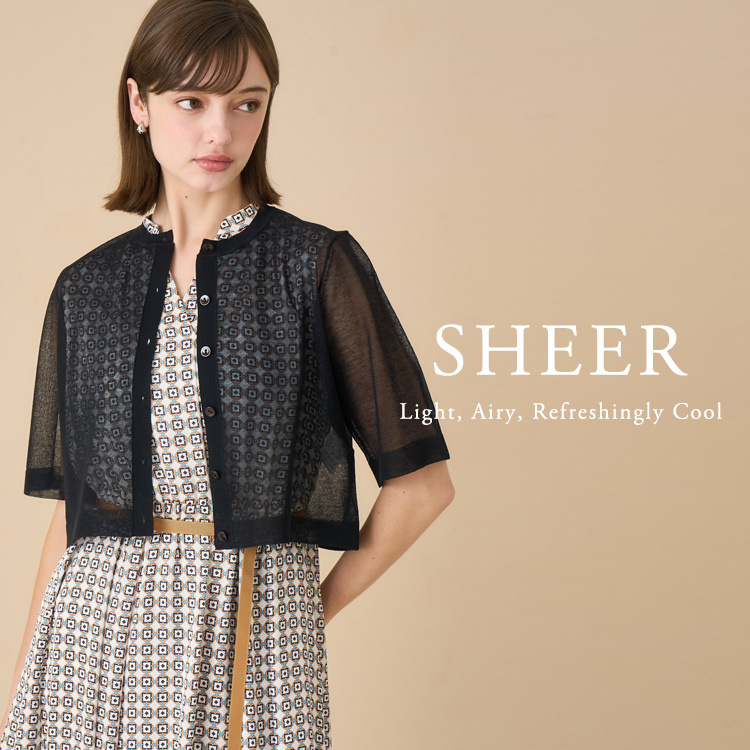 ANAYI�i�A�i�C�j�̃V���b�v�j���[�X�u�yANAYI�zSHEER COLLECTION�b�y�₩�ɖ�����A�ẴV�A�[�X�^�C���v