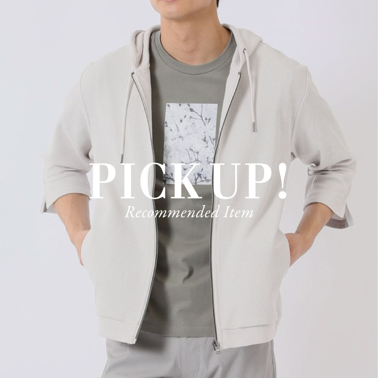 TAKA-Q�i�^�J�L���[�j�̃V���b�v�j���[�X�uPICK UP�I�y�X�g���b�` ���[�� �J�b�g�A�E�^�[�z�^�J�L���[ ���b�t�� �W���K�[�h �t���W�b�v 7���� �p�[�J�[�v