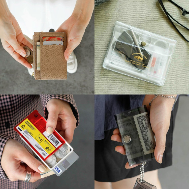 SALLIES Pocket Pal MINIMAL WALLET サリーズ ポケットパル ミニマル ウォレット コンパクト 三つ折り財布 クリア（ コインケース）｜SALLIES（サリーズ）のファッション通販 - ZOZOTOWN